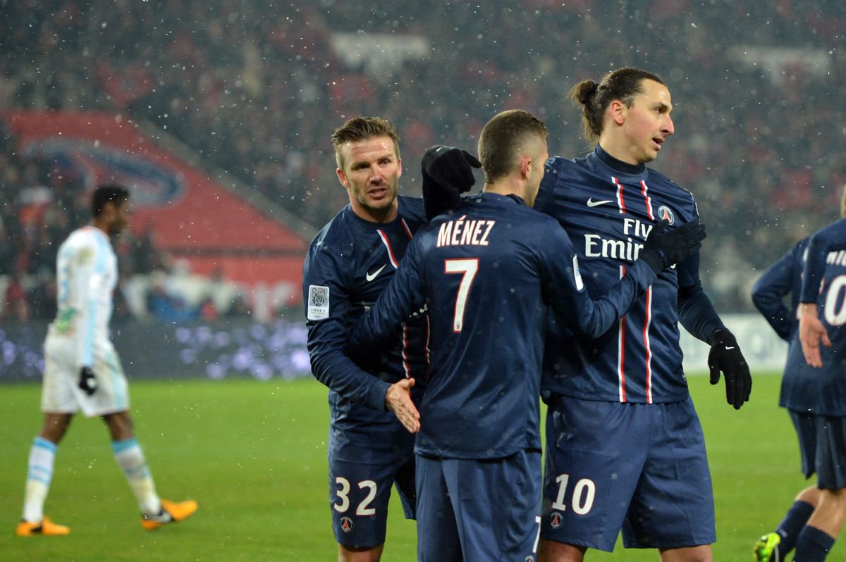 Either way, he still played with David Beckham