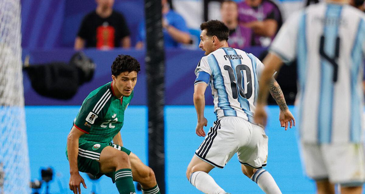 Lionel Messi et Ibrahim Maza