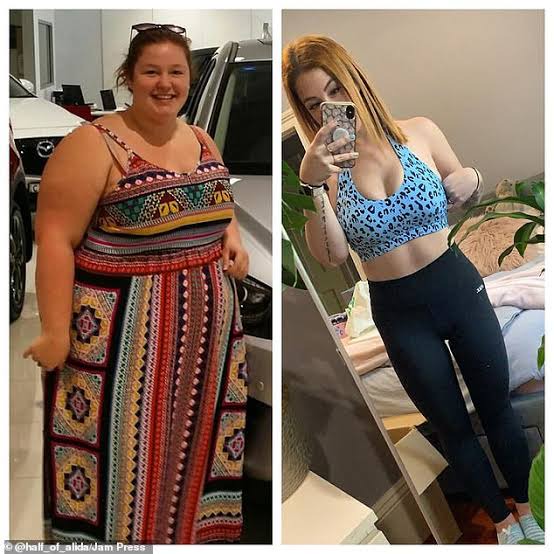 This woman's weight loss story is touching and inspiring (Photos) - Opera  News