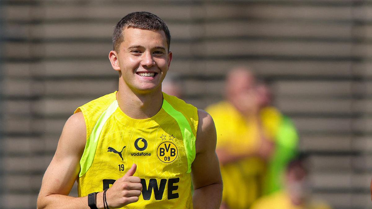 Konstantinos Karetsas im BVB-Training
