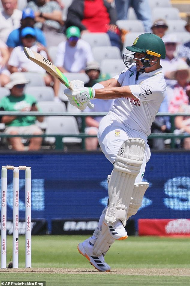 They had a great view of the South African batsman going wild in the first session
