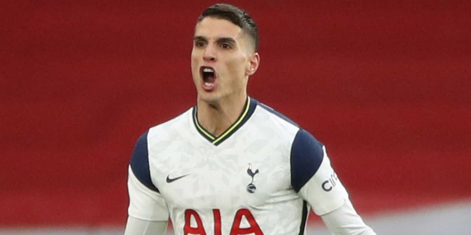 Erik Lamela in action for Tottenham Hotspur