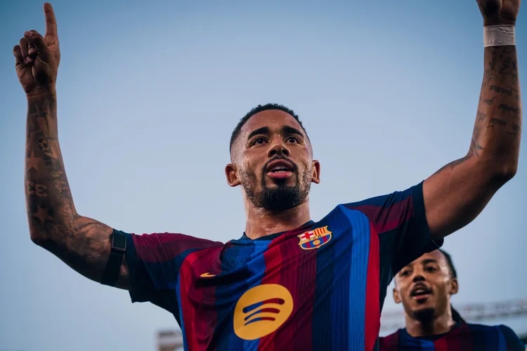 Gabriel Jesus vive começo avassalador pelo Barcelona  (Reprodução/Instagram/@dejesusoficial)