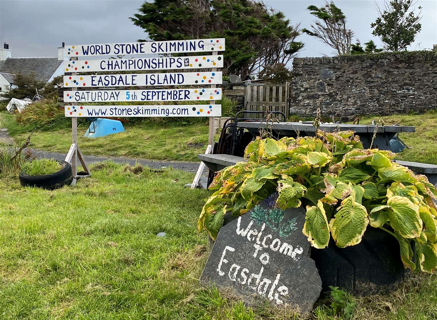 The championships were staged on the Scottish Island of Easdale