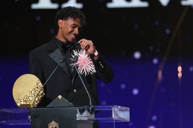 Lamine Yamal won the best young player award