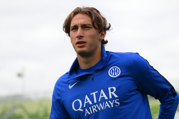 Francesco Pio Esposito during Inter Milan's pre-season tour
