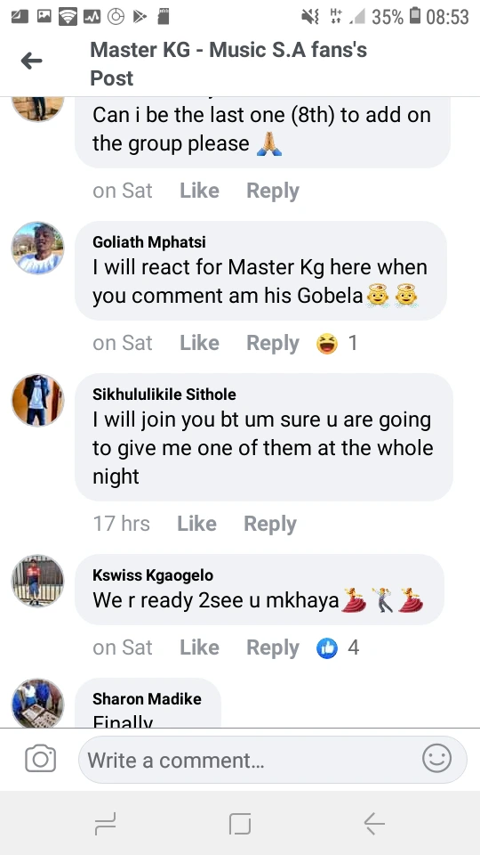 Master KG is warned about young Girls. See screenshots Proof