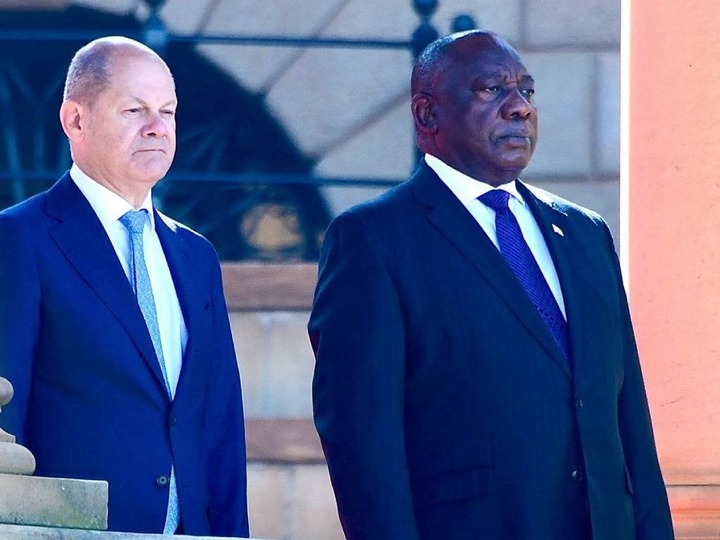 German Chancellor Olaf Scholz has met with President <a class=