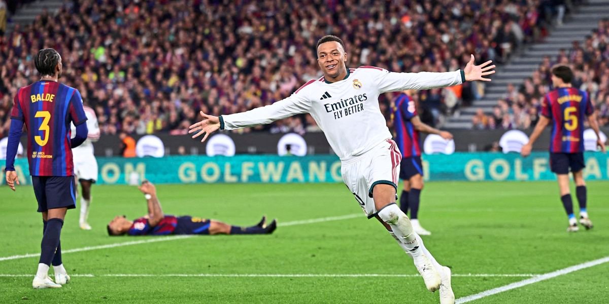 Kylian Mbappé double leads Real Madrid to 2-1 victory over Barcelona
