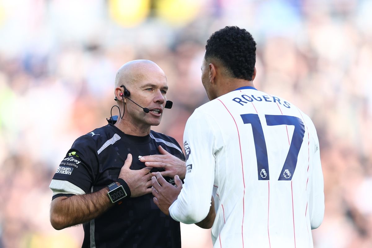 Chelsea star Morgan Rogers was fortunate not to be sent off in the win over Everton.