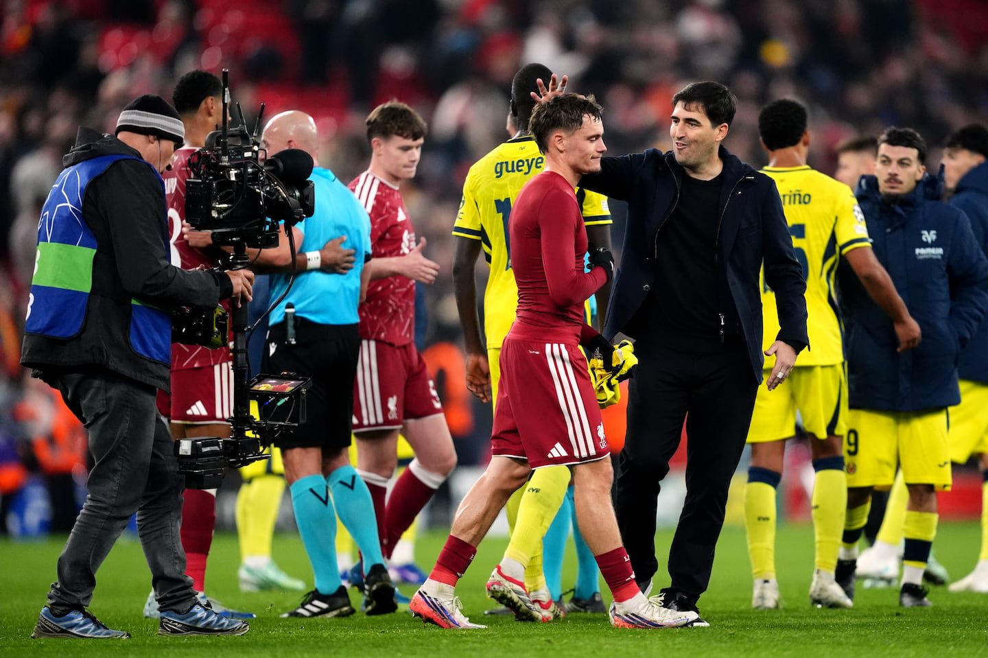 Liverpool manager Andoni Iraola enjoyed the comeback win