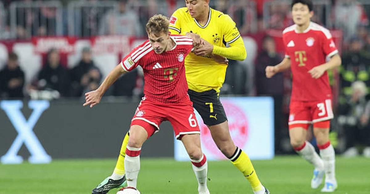 Dortmund had a goal disallowed by VAR for an offside involving Jobe Bellingham, leaving the visitors trailing 1-0 at the break.