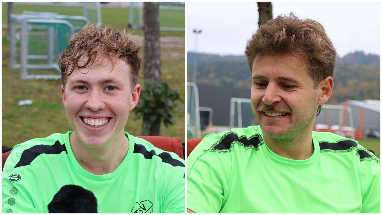 Maximilian Damoser (recht) und Peter Horn haben beim TSV Siegsdorf schnell Fuß gefasst.