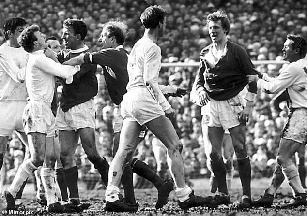 Jack Charlton and Denis Law faced off in a 1965 FA Cup semi-final clash
