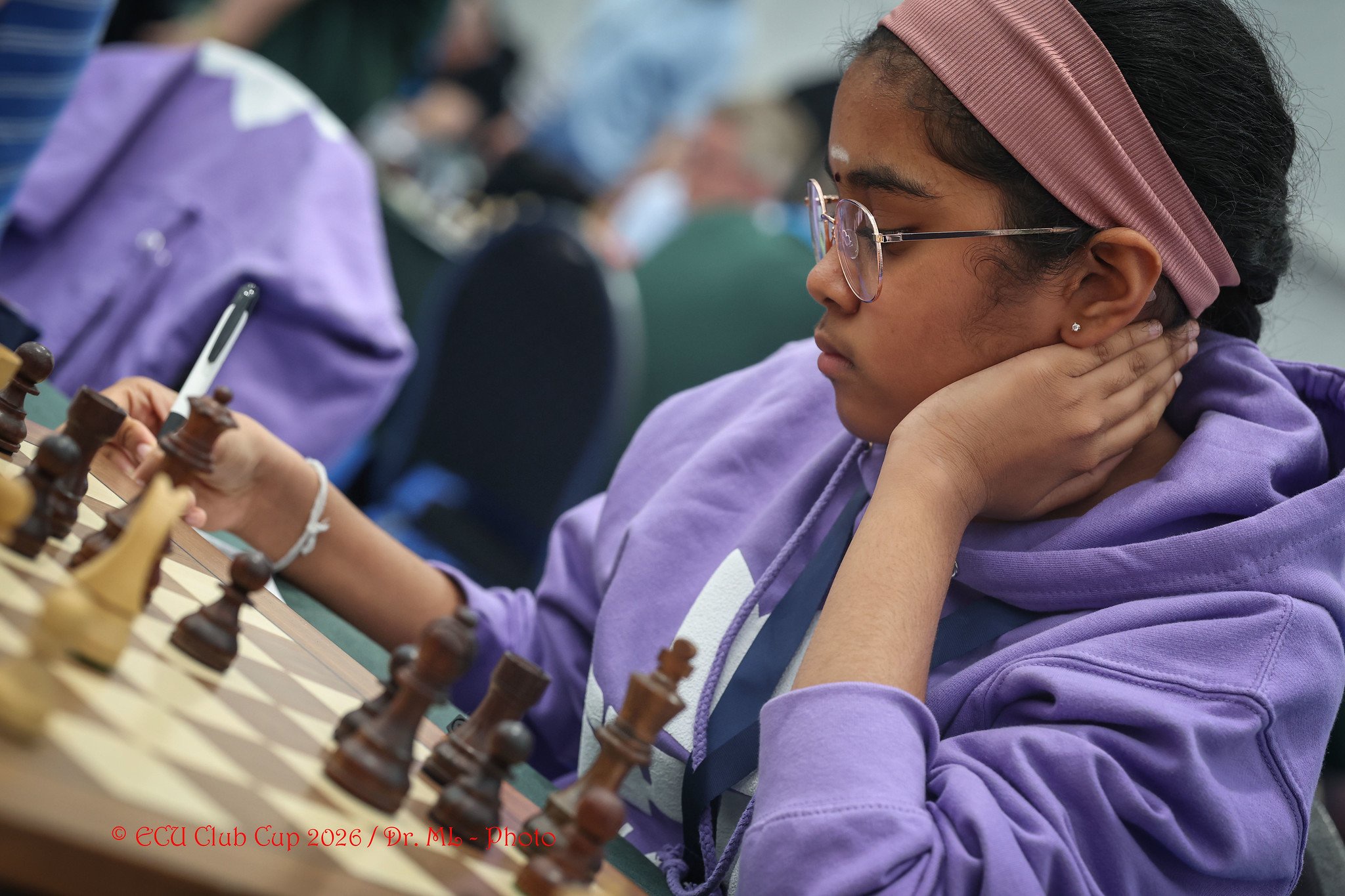 Following her latest results, Bodhana is now the world's second-highest rated player under 11 years. Photo: Mark Livshitz/European Club Cup.