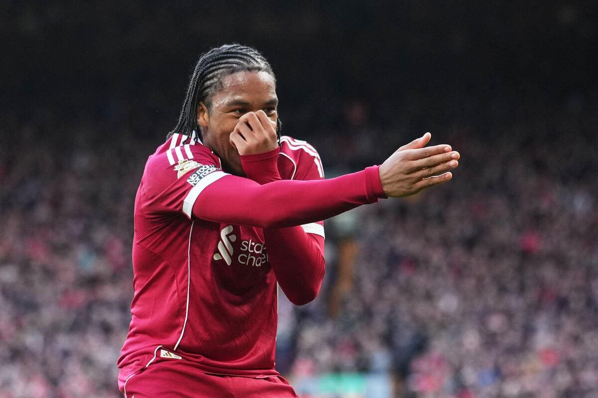 Liverpool winger Rio Ngumoha