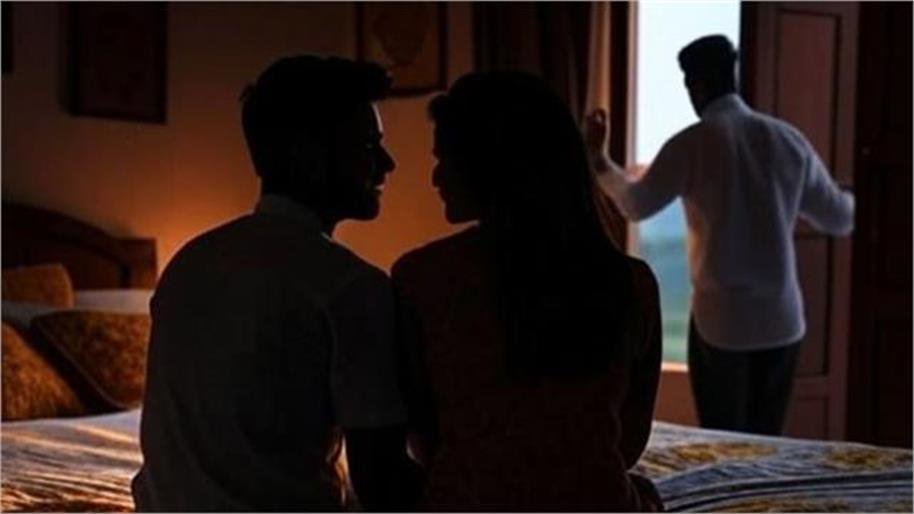 the woman and the landlord were caught in an objectionable condition