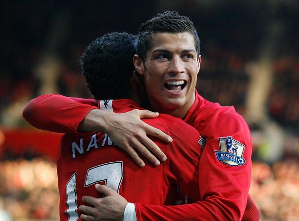 Nani and Ronaldo spent two years as club teammates