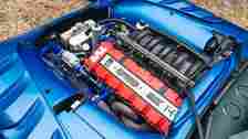 TVR Sagaris Speed Six engine top