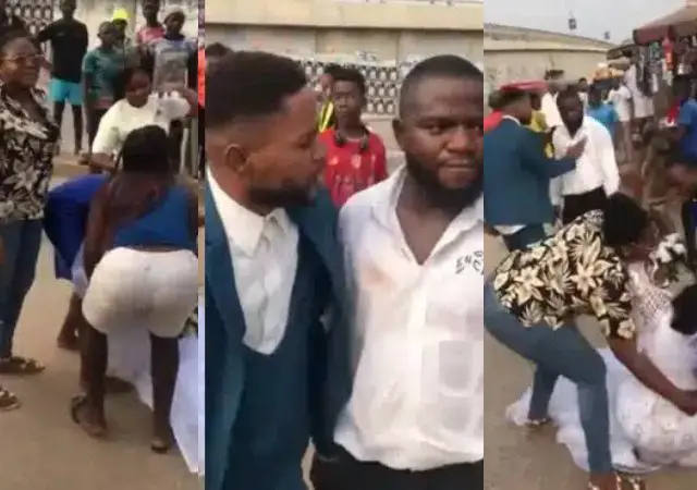 Nigerian Man Dumps Wife On Their Way Back From Church After Their Wedding [Video]