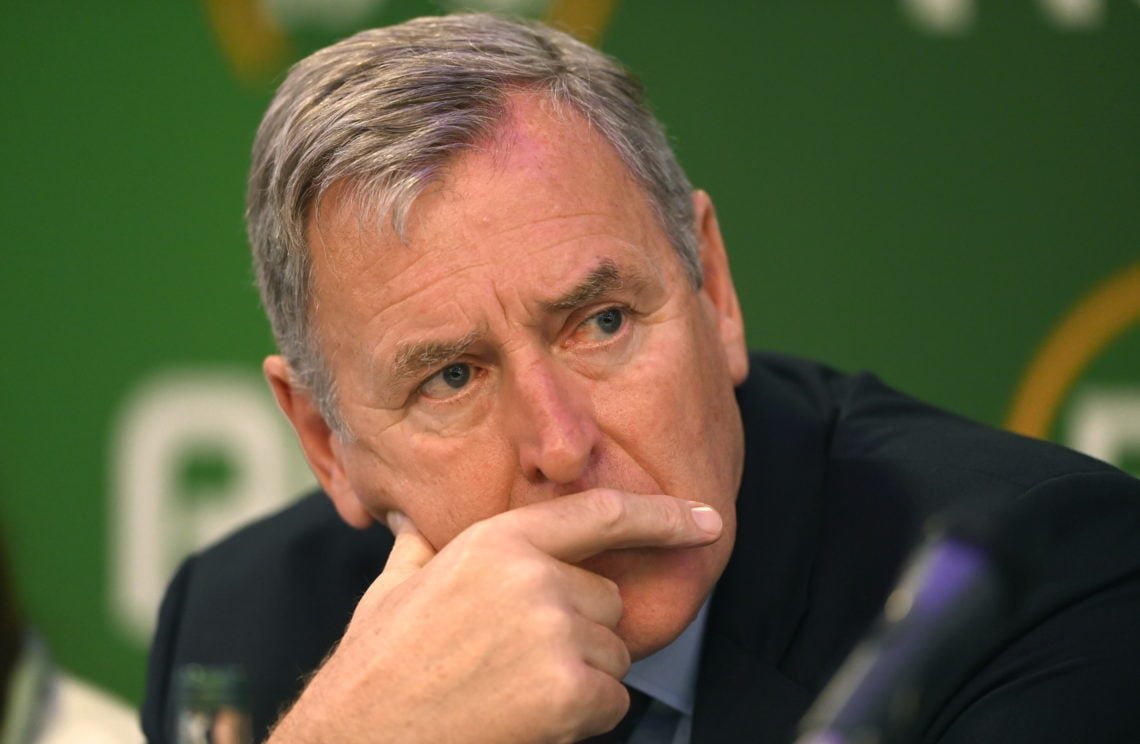 Pat Bonner offers insight at the FAI general meeting
