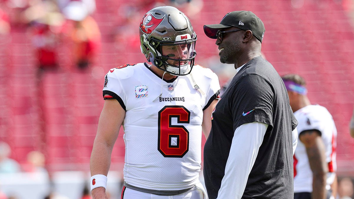 Todd Bowles and Baker Mayfield