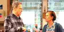 John Goodman's Dan and Laurie Metcalfe's Jackie face off in the kitchen in The Conners