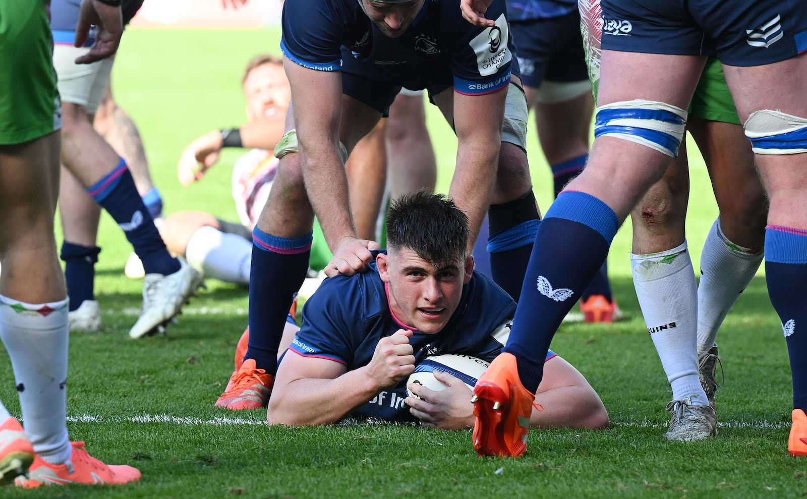 Dan Sheehan has been selected at number eight for Leinster against Munster. Photograph: Charles McQuillan/Getty