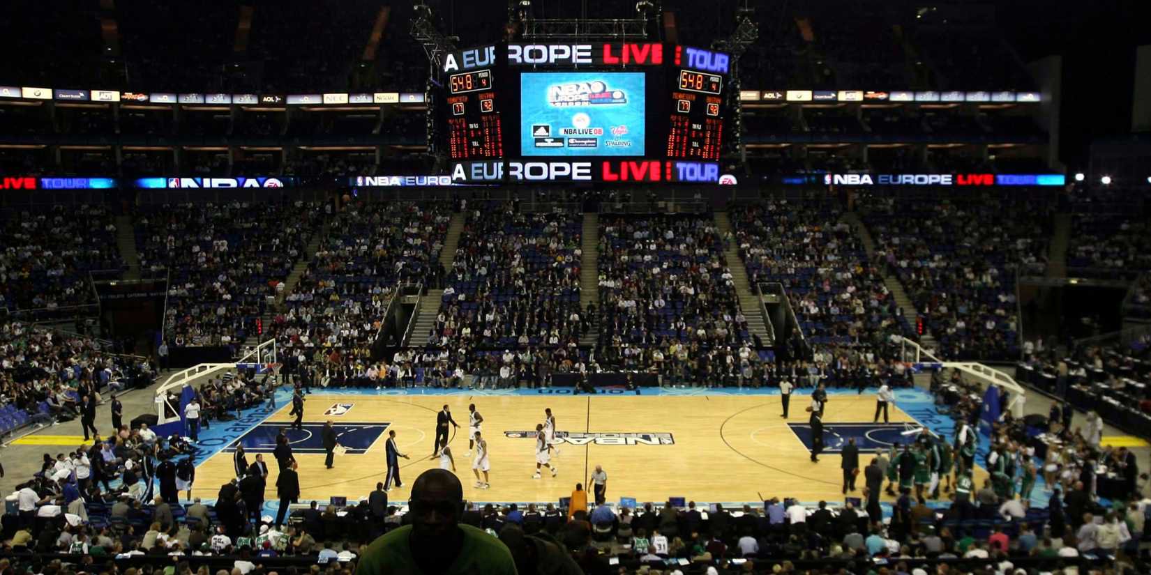 NBA court