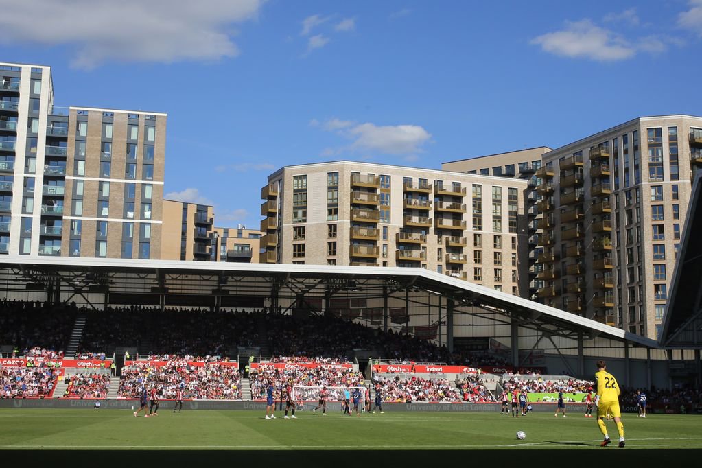 A general view during the Premier League 2026/27 match between Brentford and Sunderland at Gtech Community Stadium