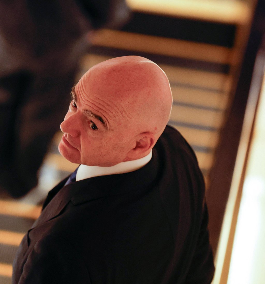 Fifa president Gianni Infantino at the AFC extraordinary congress in Tokyo last week. Photo: Reuters
