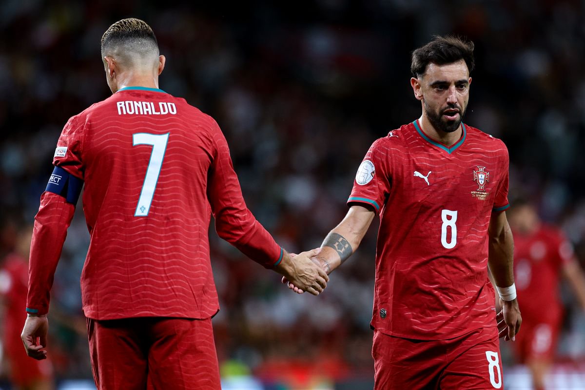 Cristiano Ronaldo and Bruno Fernandes