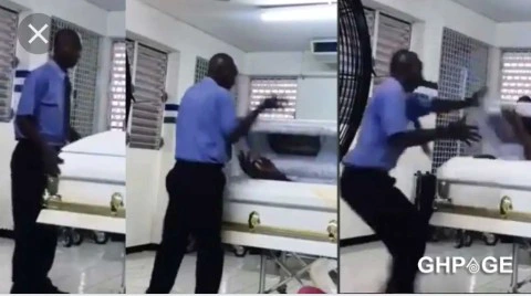 Mortuary Man runs off his job as a dead man wakes up