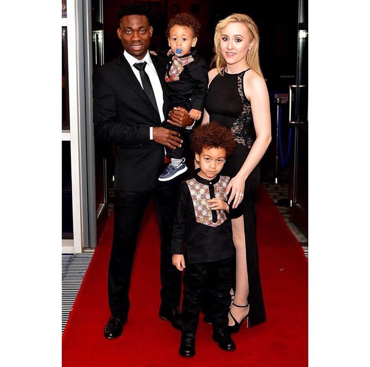 Photos of Christian Atsu's lovely wife and children (photos)