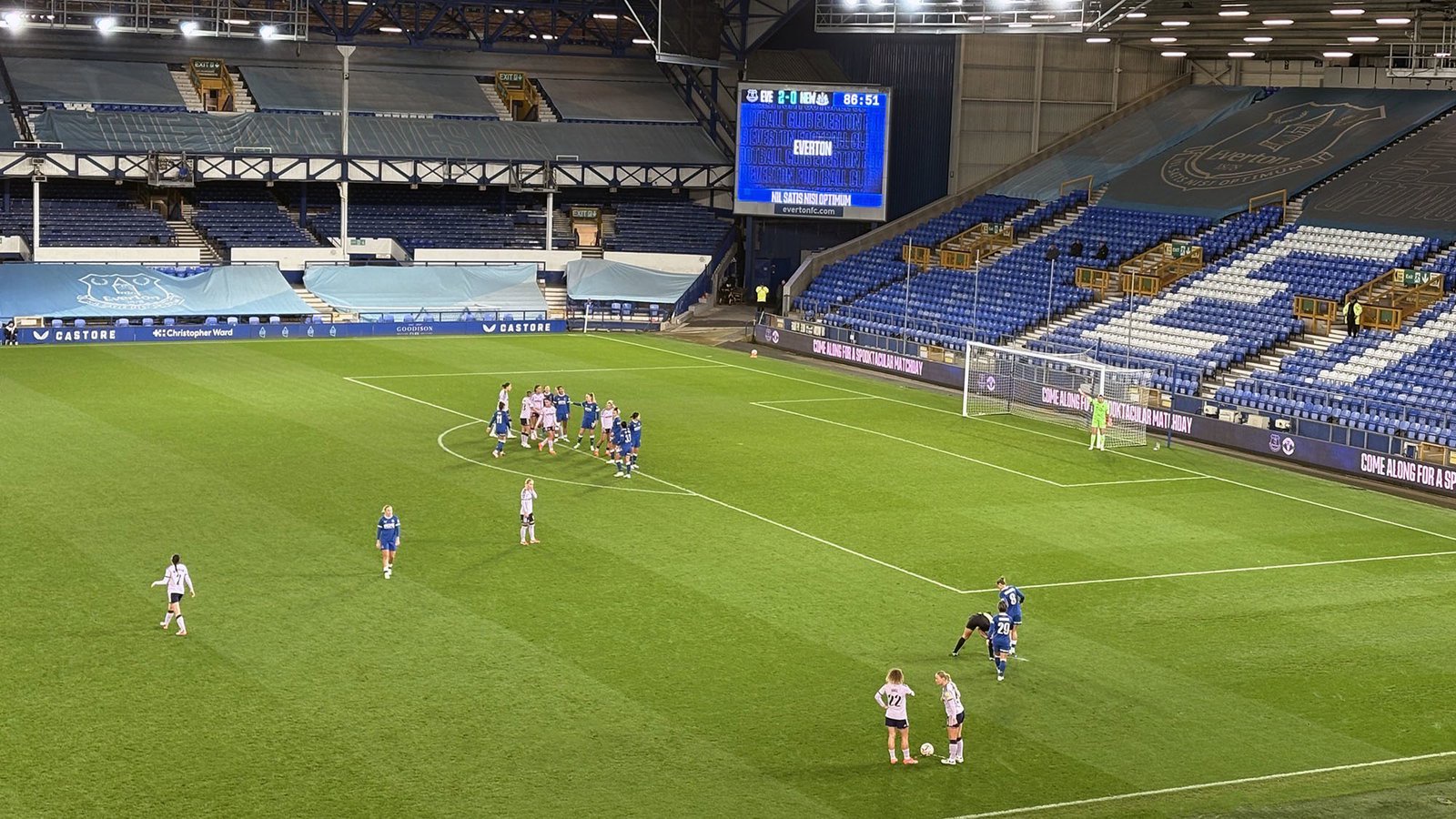 Everton Women v Newcastle United Women Subway Players Cup Goodison Park
