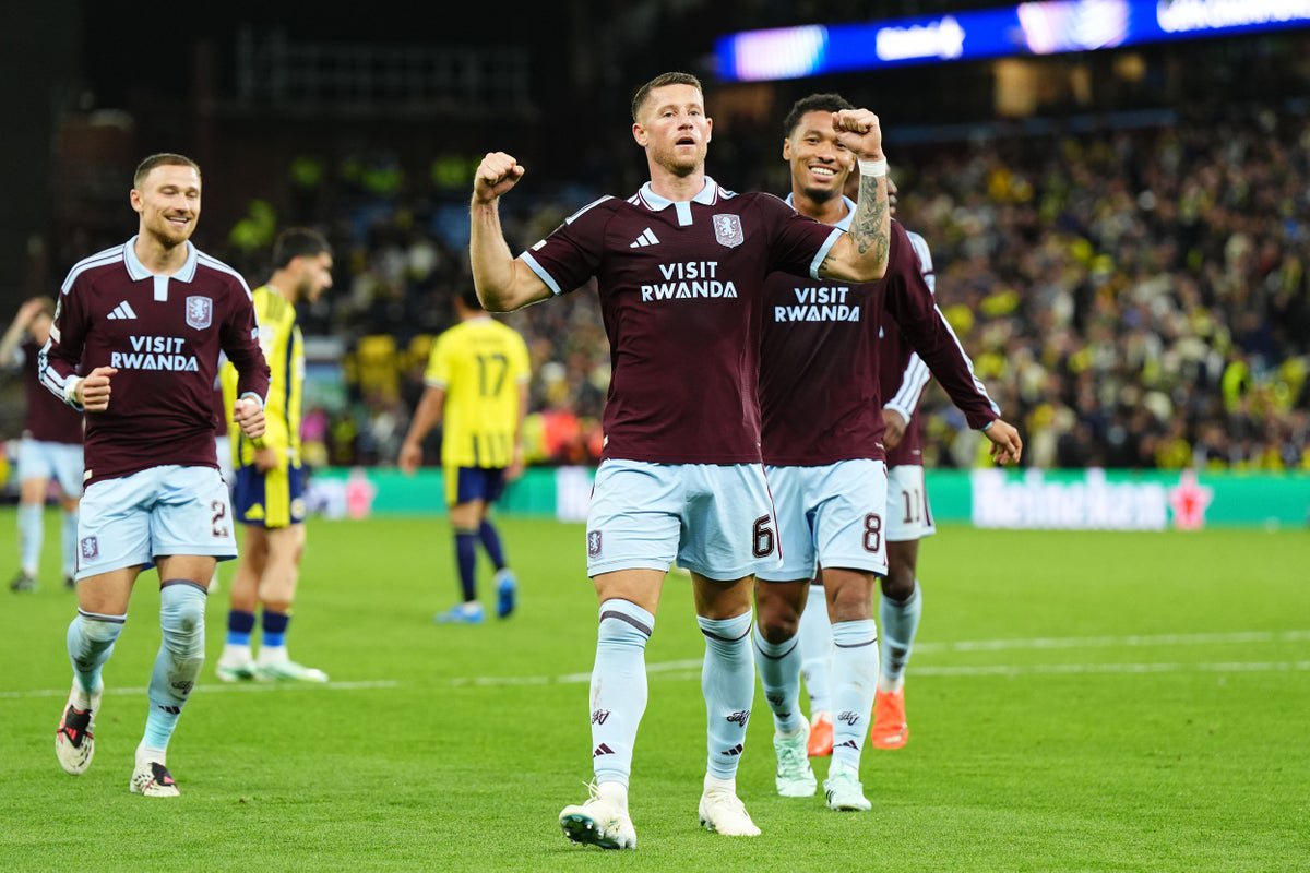 Ross Barkley bagged a brace in Aston Villa’s rout (Jacob King/PA) (PA Wire)