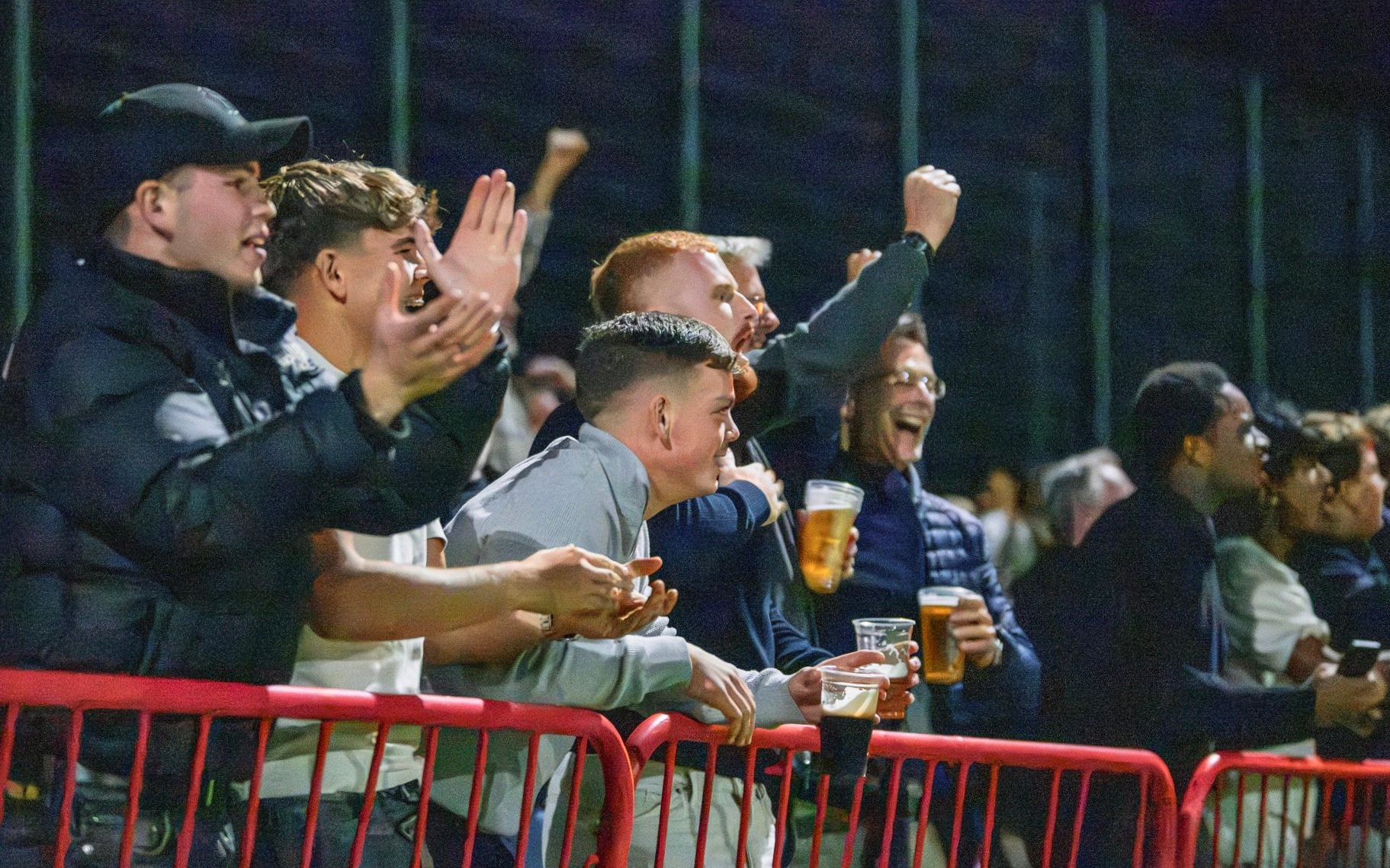 Fans at Blackheath Rugby Club