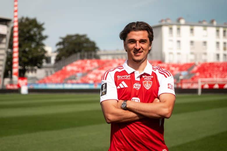 Joris Chotard au Stade Brestois 29.