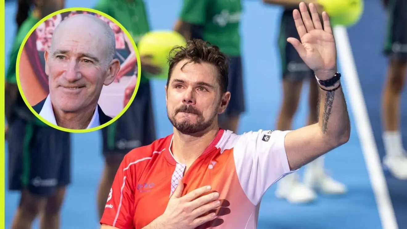 Stan Wawrinka and Brad Gilbert
