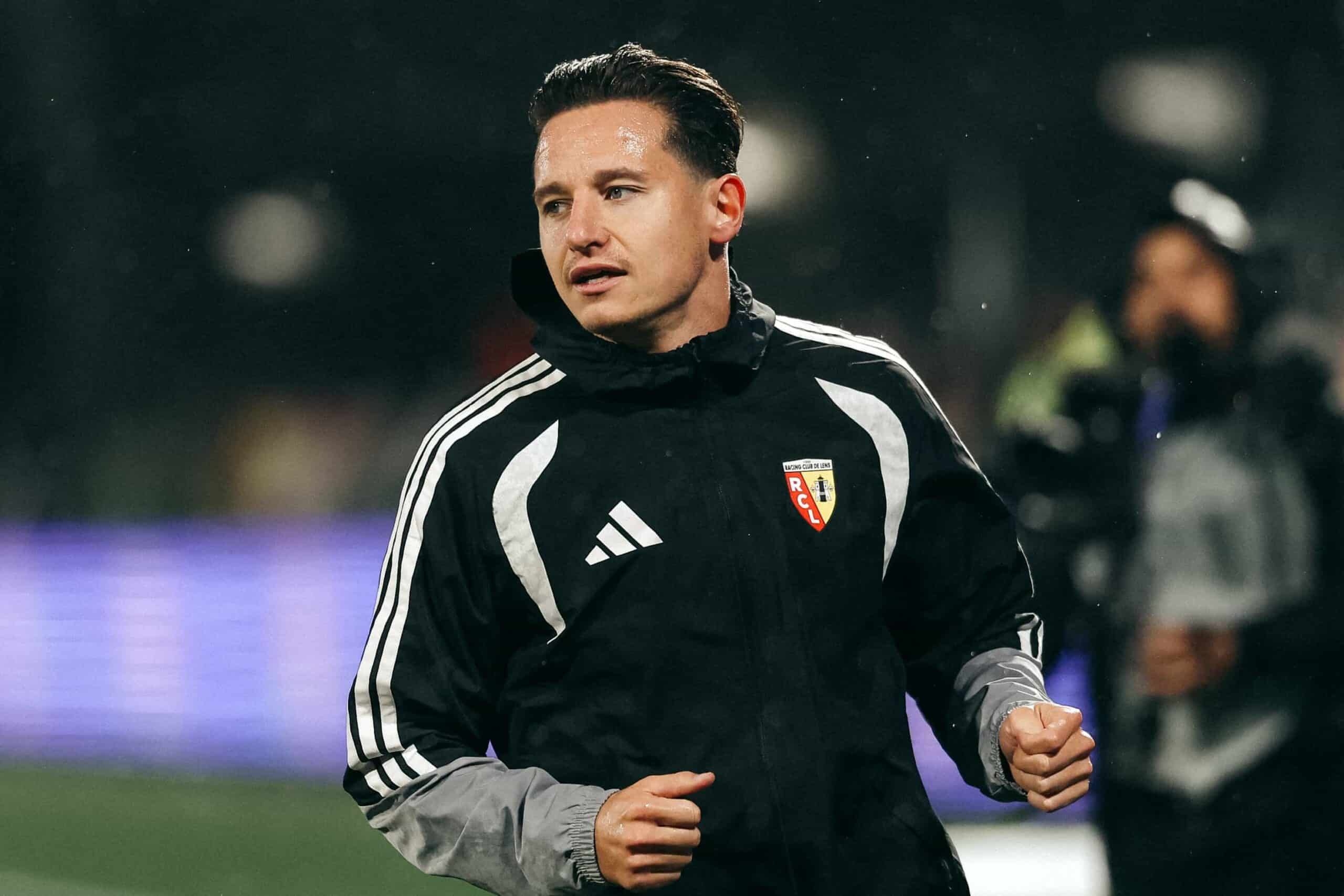 Florian Thauvin, attaquant du RC Lens transparent face au LOSC.