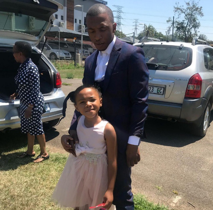 Dumi Mkokstad thanks his wife for raising their daughter. - style you 7