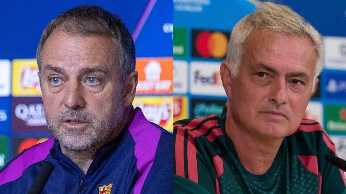 Hansi Flick and Jose Mourinho set for first Clasico showdown