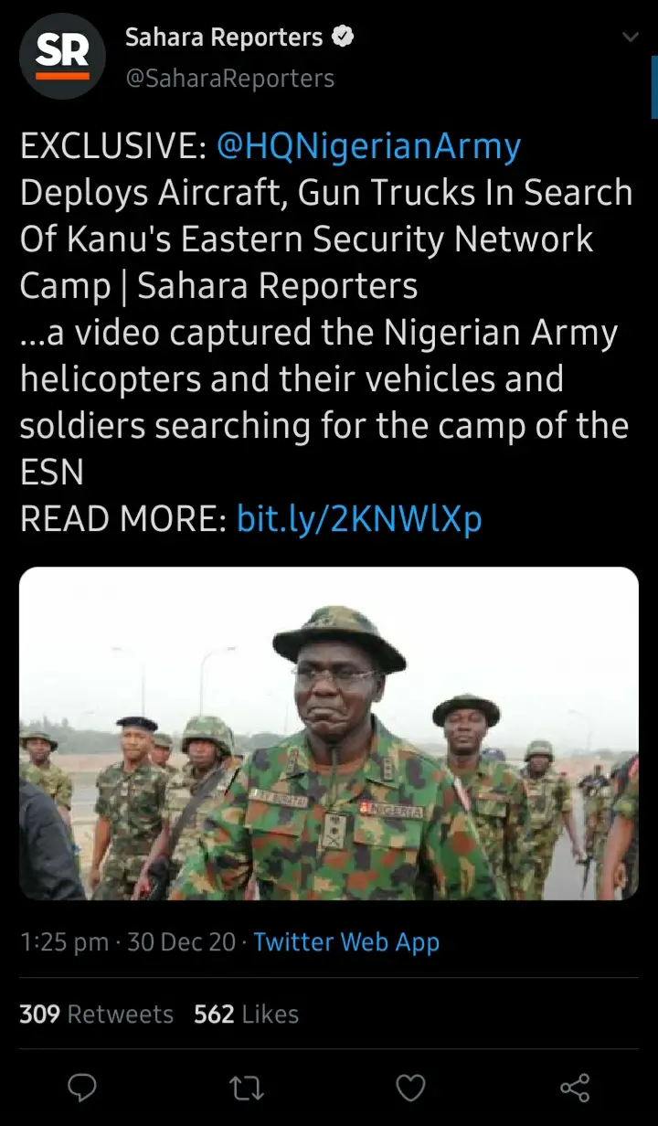 Sarah's reporters capturing the Nigeria army.
