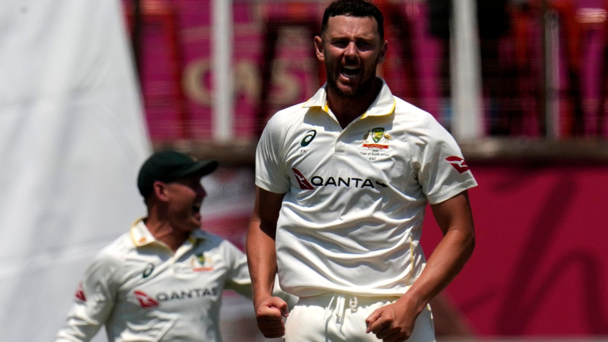 Josh Hazlewood's 6-49 helped Australia wrap up a comprehensive win over South Africa in the first Test