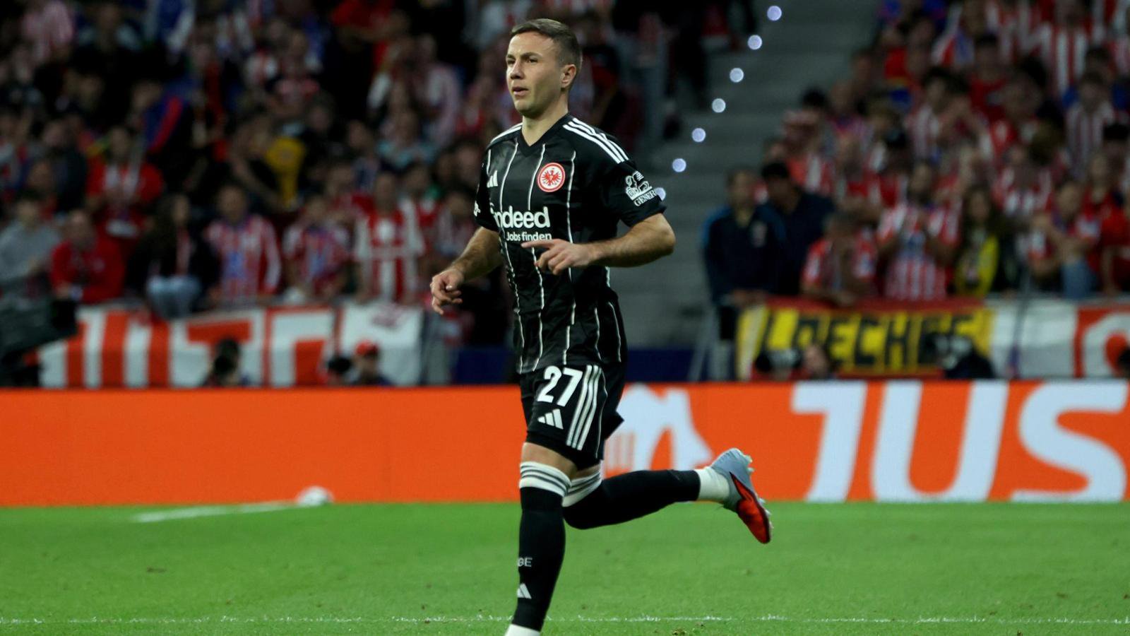 Mario Götze beim Champions-League-Spiel gegen Atletico Madrid 