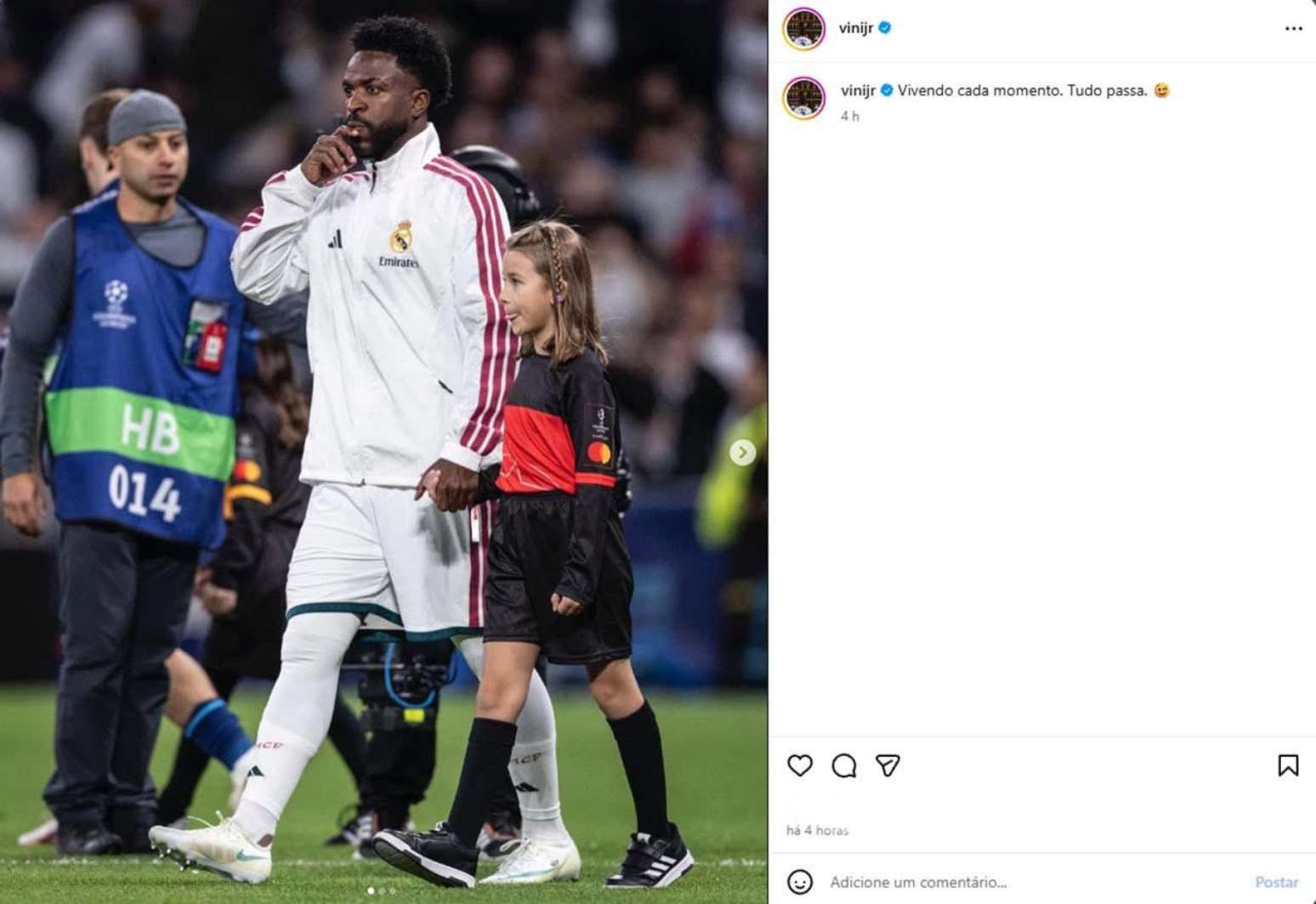 Vini Jr admitiu momento ruim mas acredita que tudo passa –