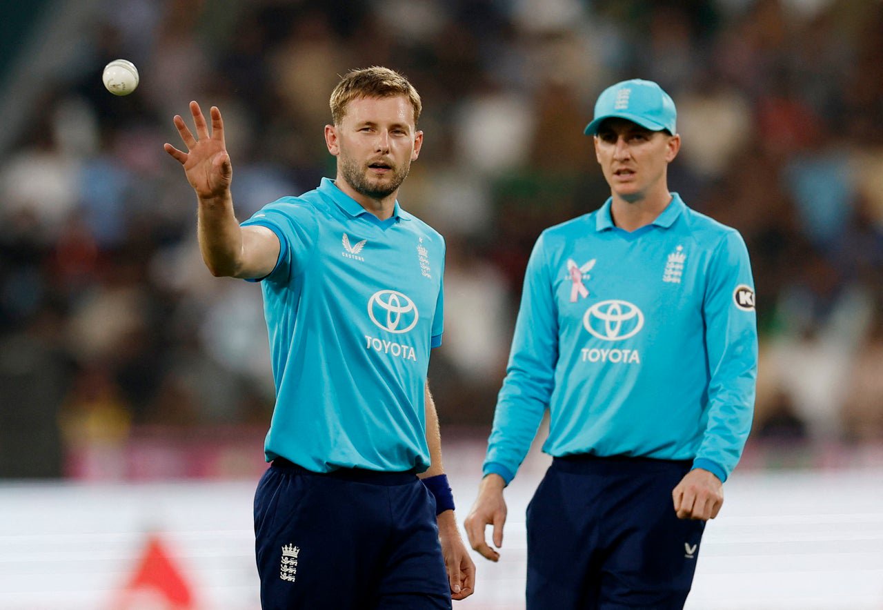 Harry Brook (right) has seen his side lose all three of their matches in Pakistan (Reuters)