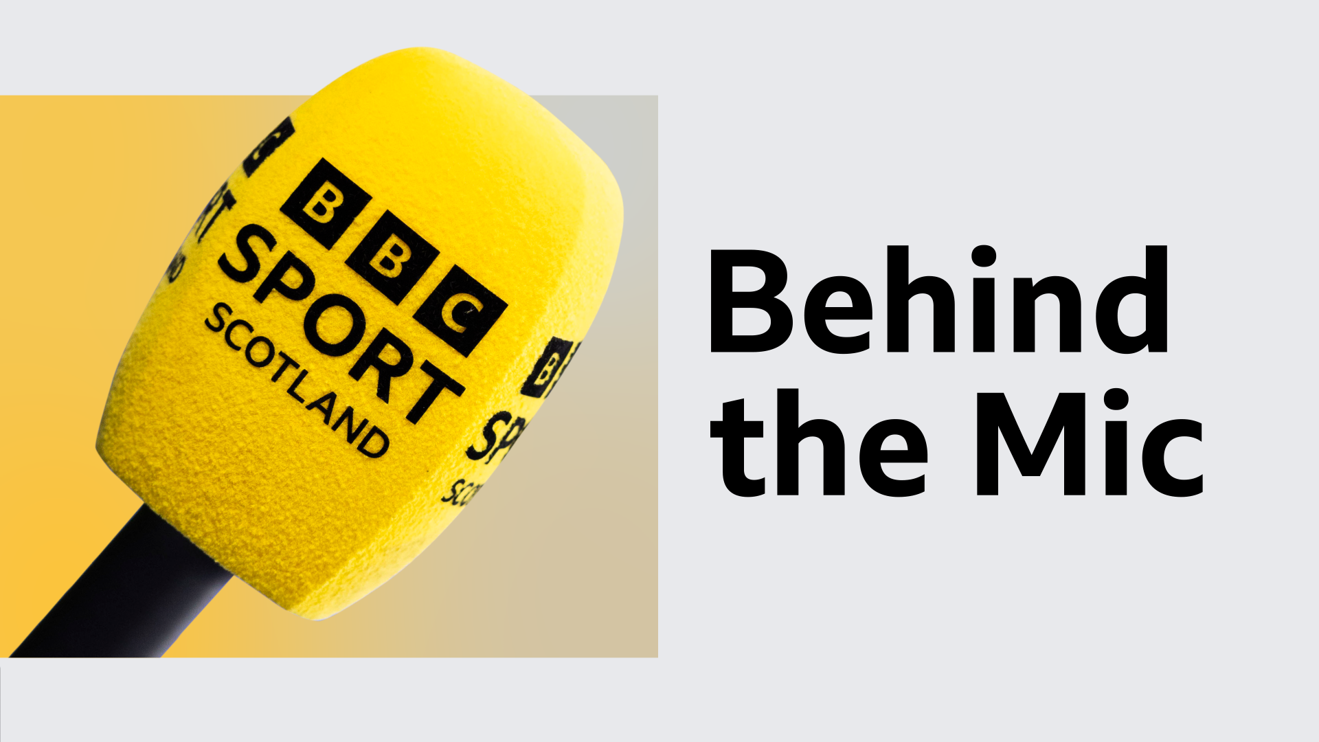 Behind the mic