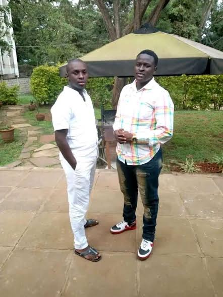 Kevin and Alfredin a past photo. Kevin was killed on September 23 in Mihango, Nairobi. after being shot at 36 times