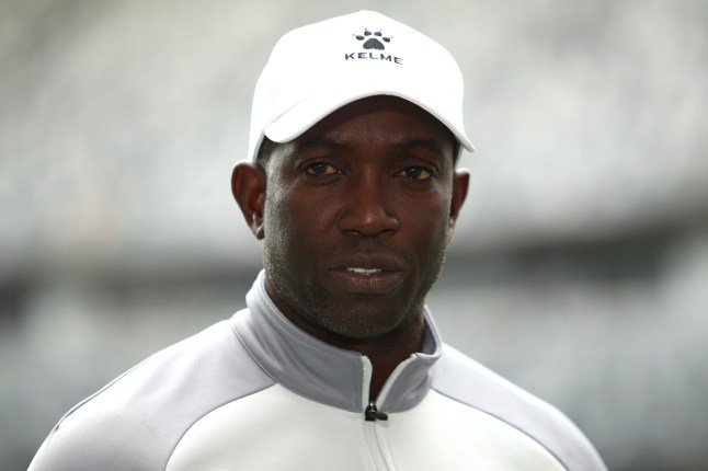 SYDNEY, AUSTRALIA - SEPTEMBER 30: Dwight Yorke head coach of Macarthur FC looks on during an Australia Cup Final media opportunity at CommBank Stadium on September 30, 2022 in Sydney, Australia. (Photo by Jason McCawley/Getty Images)